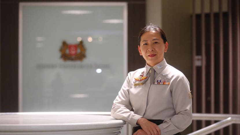 Commander becomes first female Chief Warrant Officer in SAF