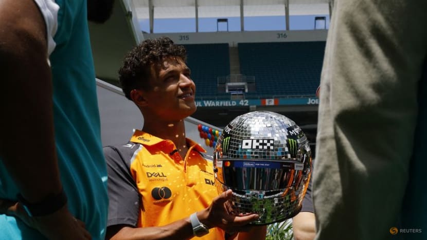 Norris says no worries, but he needs to get a move on