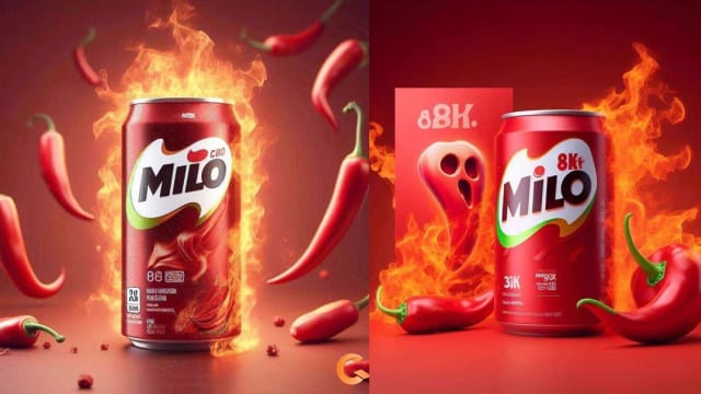 不是万圣节恶搞？辣味Milo看起来就好刺激！