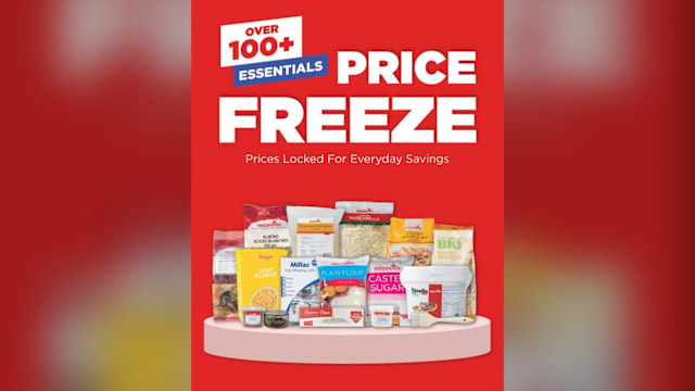 奋发冻结100种食品原料价格一个月