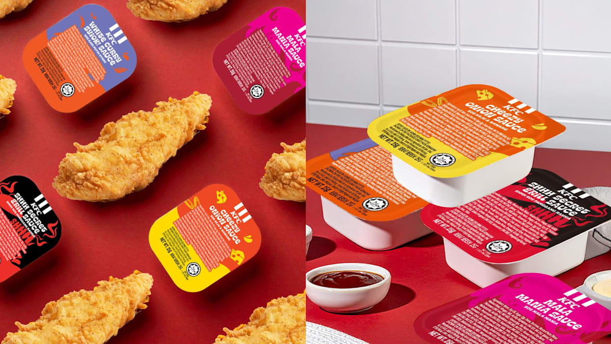 KFC Singapore to launch 4 new permanent sauces, including mala and white curry