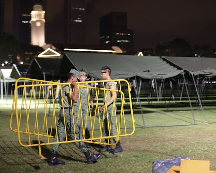 Tear down operation begins after queue to pay respects to Mr Lee Kuan Yew closed