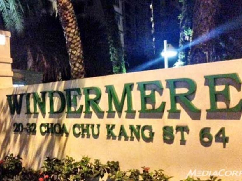 The Windermere condominium at Choa Chu Kang Street 64. Photo: Channel NewsAsia/ Leong Wai Kit