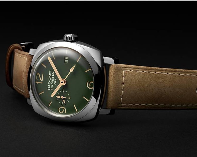 About face: Panerai’s new military-styled dials will make you green with envy