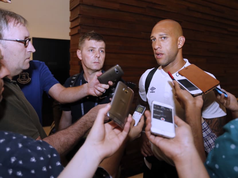 Arsenal, Everton land in S’pore