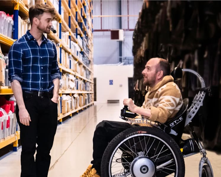 Daniel Radcliffe executive producing documentary on stunt double paralysed while filming Harry Potter movie