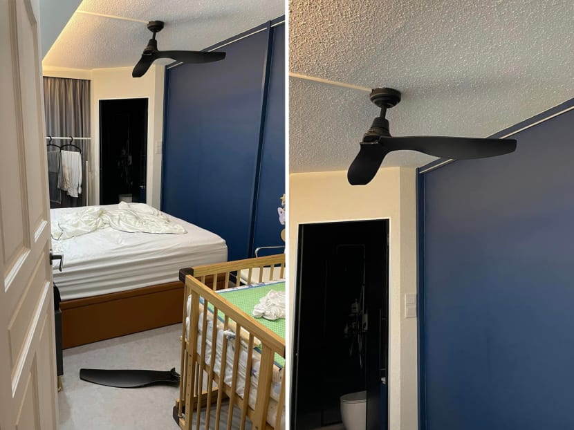 #trending: Dad seeks compensation after ceiling fan blade broke and fell near baby's crib #trending: Dad seeks compensation after ceiling fan blade broke and fell near baby's crib