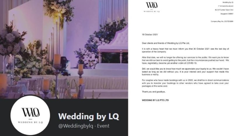 Syarikat Wedding by LQ umum gulung tikar, tamat operasi 30 Okt Syarikat Wedding by LQ umum gulung tikar, tamat operasi 30 Okt