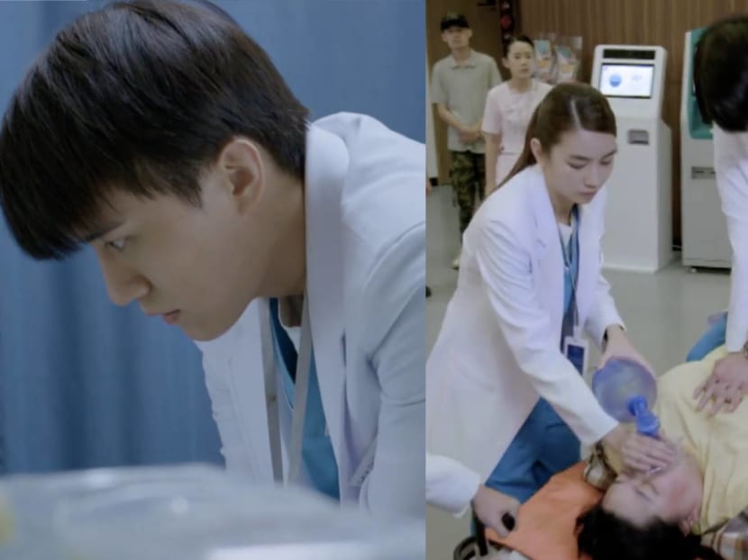 Netizens Cracking Up Over This Scene Of Zhang Zetong Performing CPR In Mediacorp Drama Healing Heroes