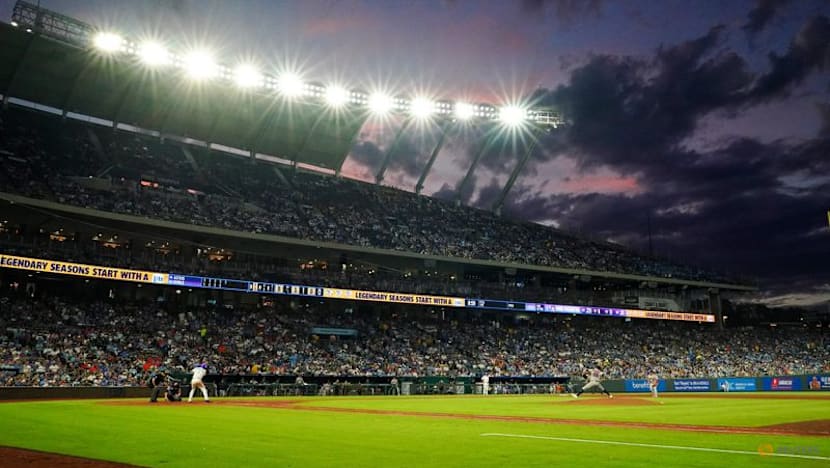 Across the parking lot from the World Cup, baseball beckons