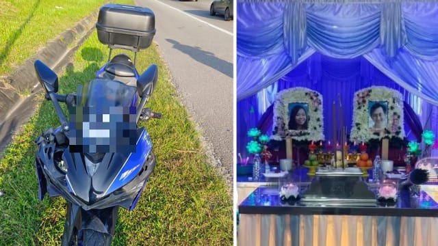 越堤夫妇夺命车祸 摩托车尾疑被擦撞 马警重启调查 