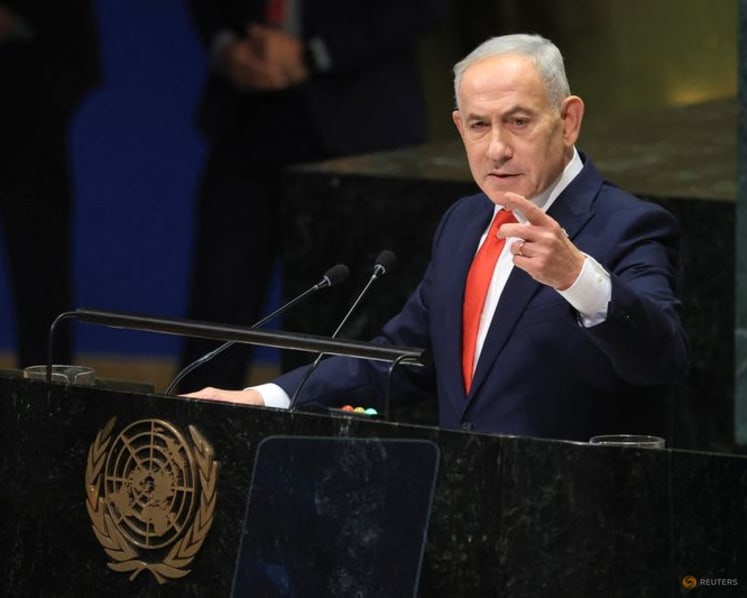 Israel's Netanyahu denounces enemies, allies in fiery UN speech