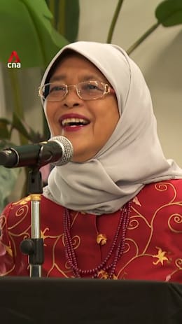 ‘Now I have to constantly restrain myself’: Halimah Yacob on patting children’s heads
