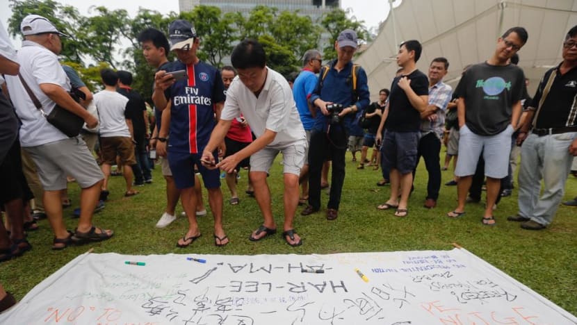 Man admits placing toy grenade at MRT station exit in bid to force Hong Lim Park protesters to leave