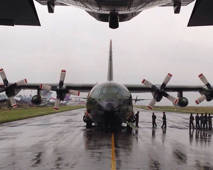 SAF planes to assist Nepal quake relief efforts land in Kathmandu after diversion