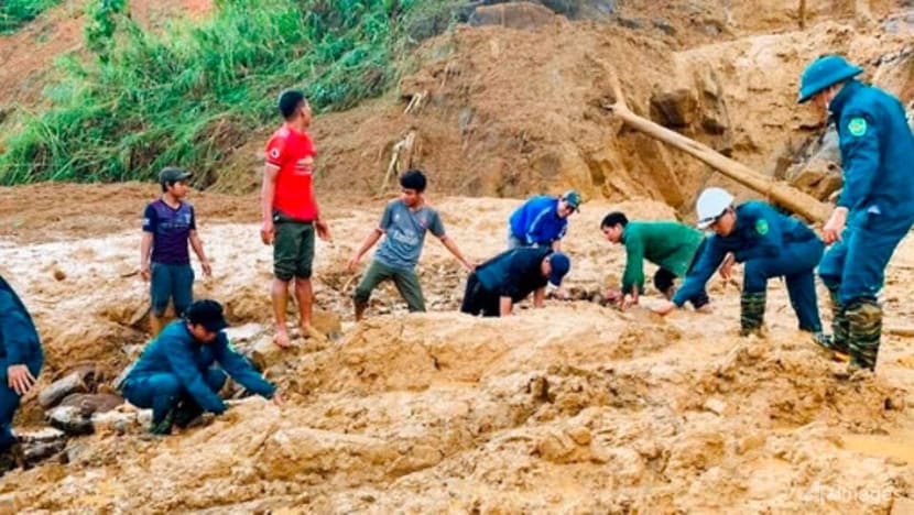 Typhoon, landslides leave 35 dead, dozens missing in Vietnam Typhoon, landslides leave 35 dead, dozens missing in Vietnam