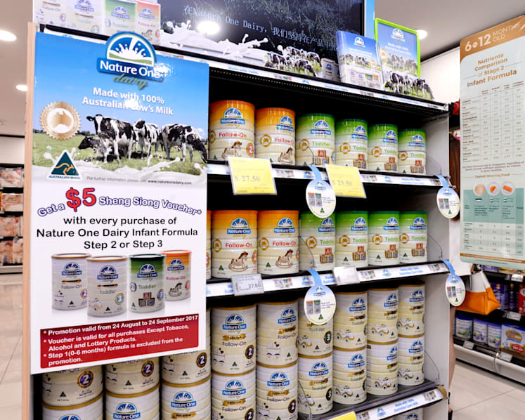 Sheng Siong launches affordable infant formula from Australia