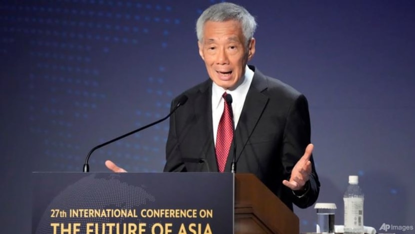 Prasarana serantau 'terbuka, inklusif' perlu untuk pelihara keamanan, kestabilan Asia, kata PM Lee Prasarana serantau 'terbuka, inklusif' perlu untuk pelihara keamanan, kestabilan Asia, kata PM Lee