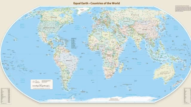 世界地图要“改版” 逾400年墨卡托投影将被取代