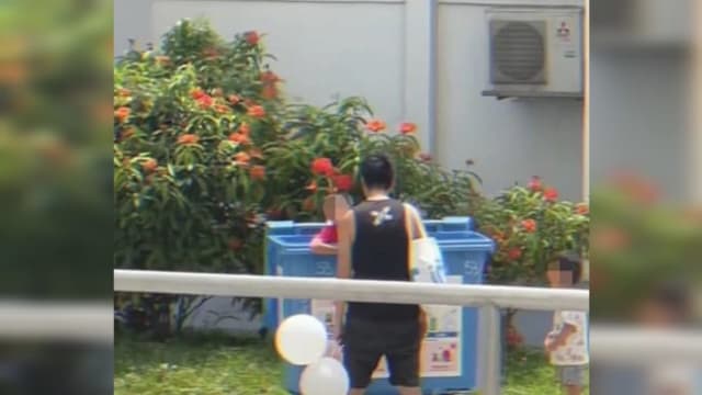 疑似放孩子进回收桶罚站 男子“教儿”视频疯传掀议