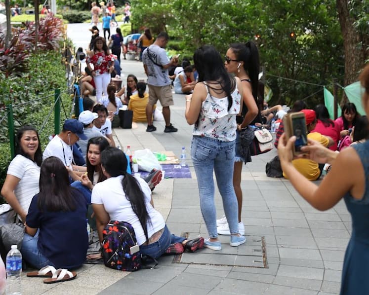 Phase 2 reopening: MOM advises maids to avoid crowds if they go out on rest days