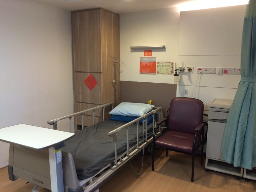 Part of Saint Andrew's Community Hospital's first ward dedicated to patients with dementia. Photo: Siau Ming En