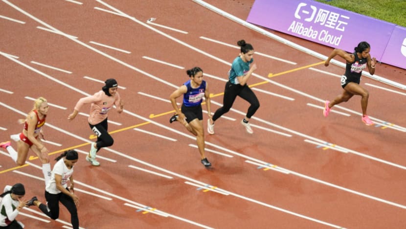 Shanti Pereira suffers scare in 100m heat, but qualifies for Asian Games final