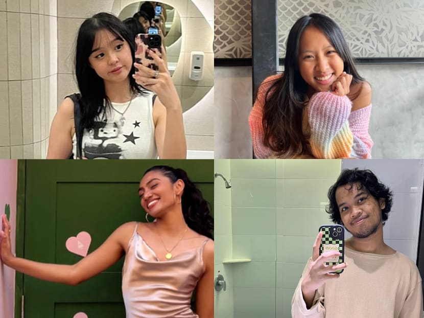 Clockwise from top left: Maisy Phua, Ezann Sephira Tan, Aqil Nazhan Ahmad Rifa'ai and Qistina Farisha Safrani Mohamed Faizal. Clockwise from top left: Maisy Phua, Ezann Sephira Tan, Aqil Nazhan Ahmad Rifa'ai and Qistina Farisha Safrani Mohamed Faizal.