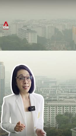 Why does Singapore still look hazy after heavy rain?
