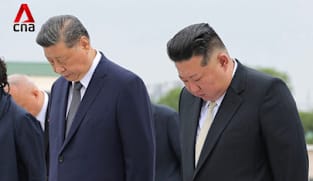 Xi and Kim pay tribute to fallen soldiers at Pyongyang's Friendship Tower