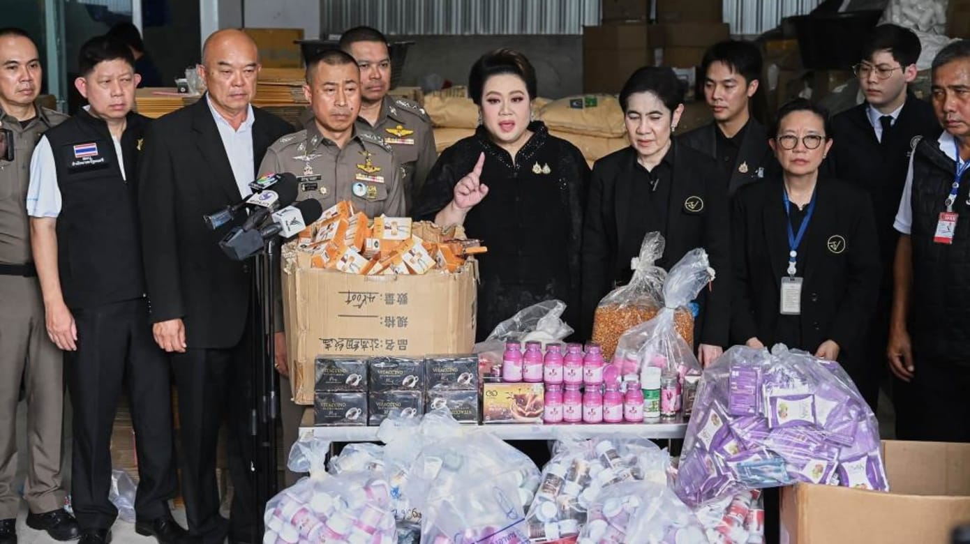泰国捣毁非法减肥药工厂 起获逾万件违禁品