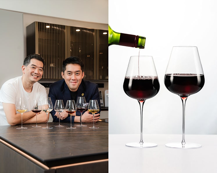 The first designed-in-Singapore wine glasses just won a major international design award