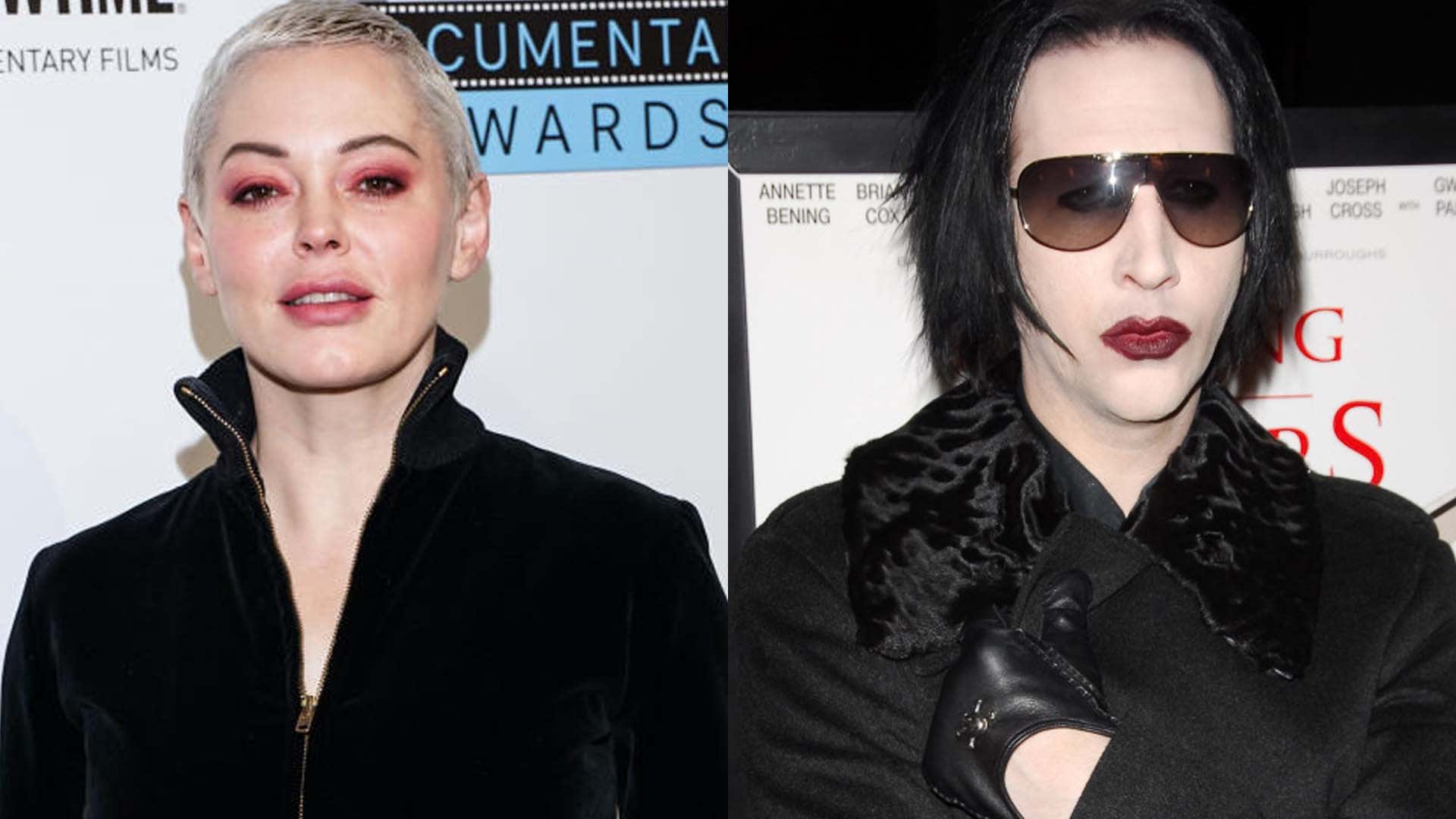 Rose McGowan "Stands With" Evan Rachel Wood Following Marilyn Manson(00)