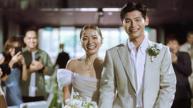 娜娜晒高清婚礼照，曝程家颉“不想说的秘密”
