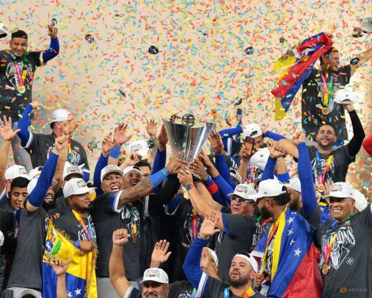 Baseball-National pride fuels Venezuela to first World Baseball Classic championship