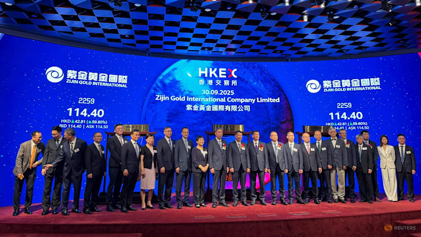 China's Zijin Gold shares soar more than 60% in Hong Kong debut