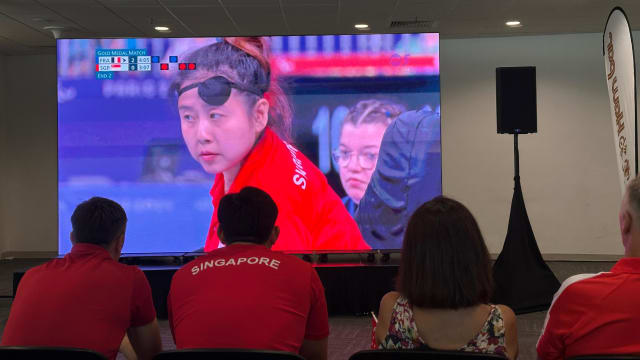 陈仪婷将争夺金牌 支持者们聚集观赛