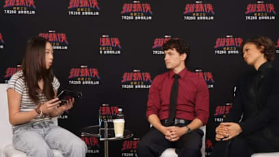 Wu Chun's 15-Year-Old Daughter Interviews Tom Holland And Zendaya