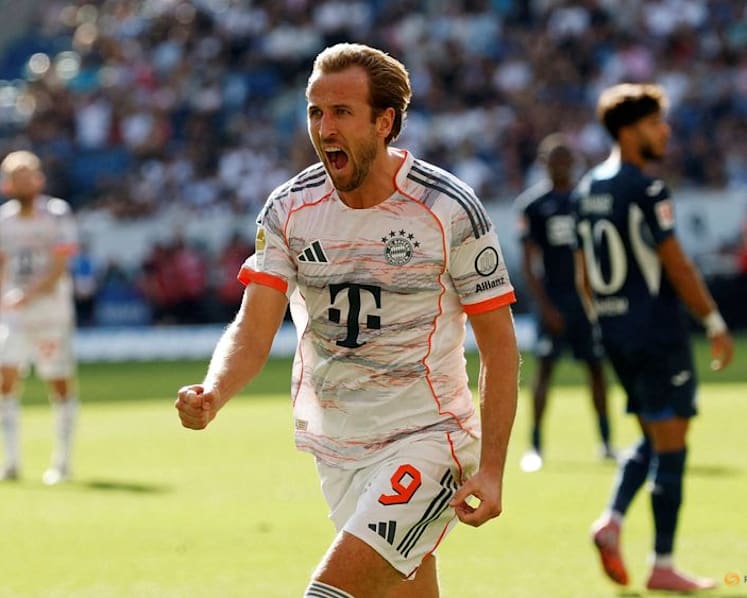 Kane treble helps Bayern extend perfect Bundesliga start at Hoffenheim