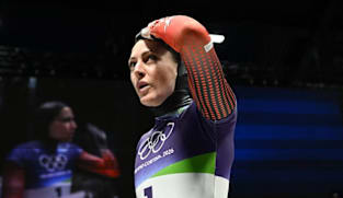 Skeleton-Flock leads at halfway hoping to erase 2018 pain