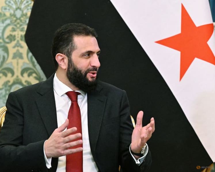 Syrian president Sharaa expected to visit Washington, US envoy says