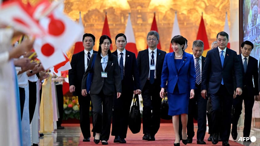 In Vietnam, Japan PM Sanae Takaichi vows more effort to keep Asia 'free and open'
