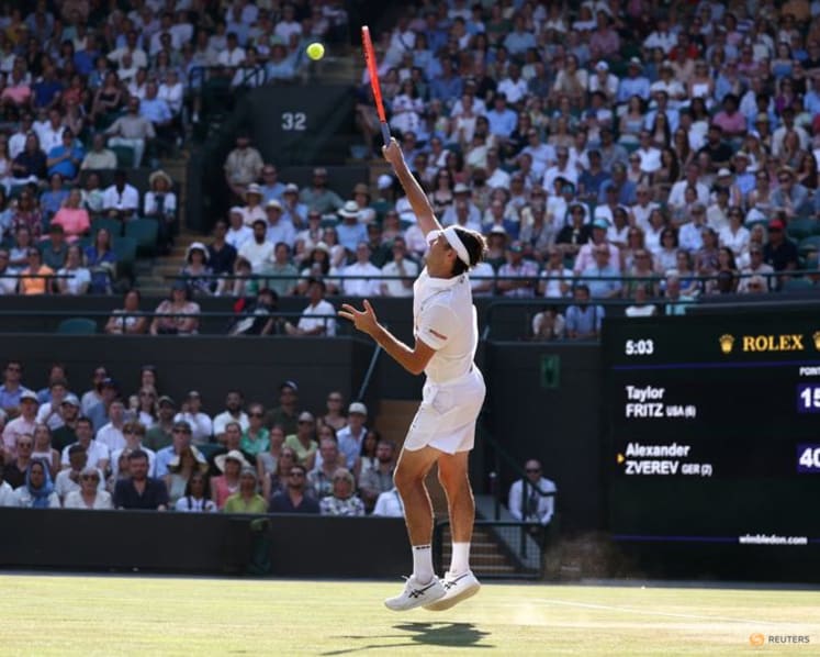 Flawless Zverev cracks Fritz code to reach Wimbledon semi-finals