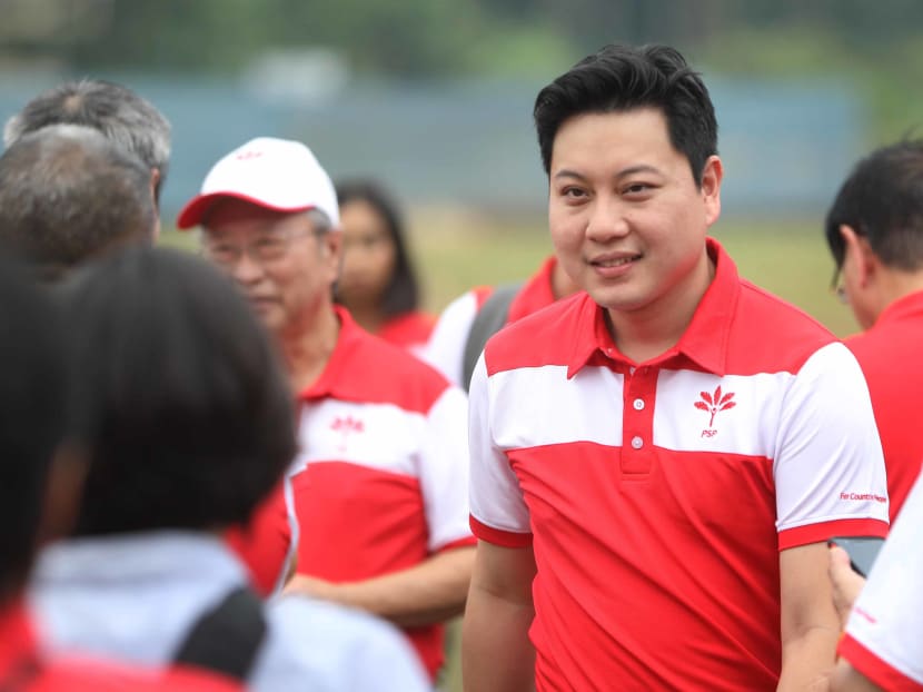 Mr Daniel Teo Weilong at a PSP walkabout on September 29, 2019.