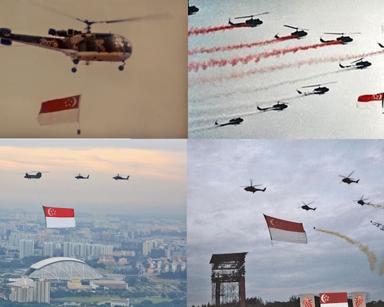 Here comes the flag – Majulah Singapura
