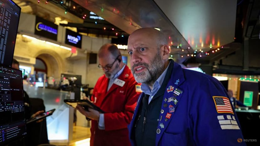 Stocks higher, dollar set for second straight weekly loss as investors eye Fed cut