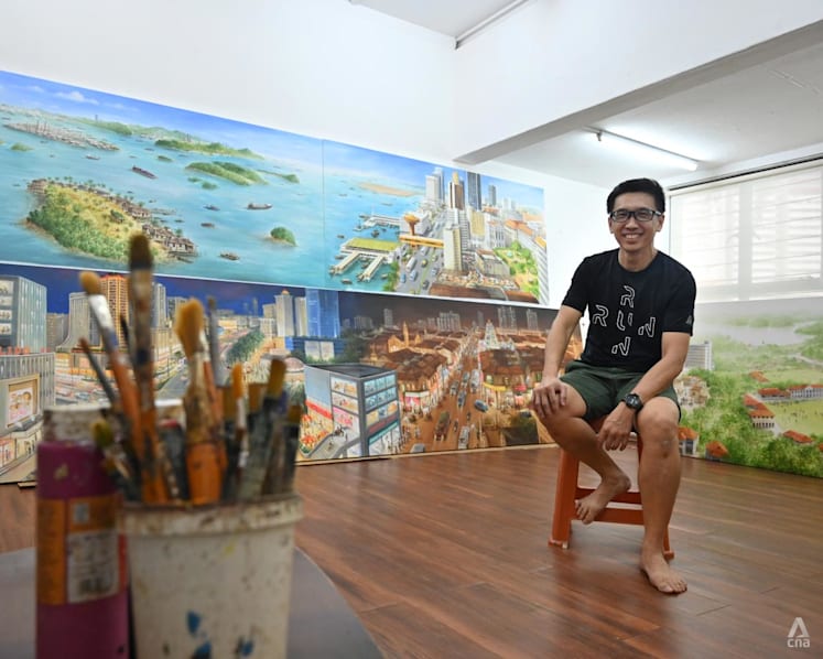 'I paint from imagination': Singapore artist Yip Yew Chong on ‘marathon’ painting that took 1.5 years