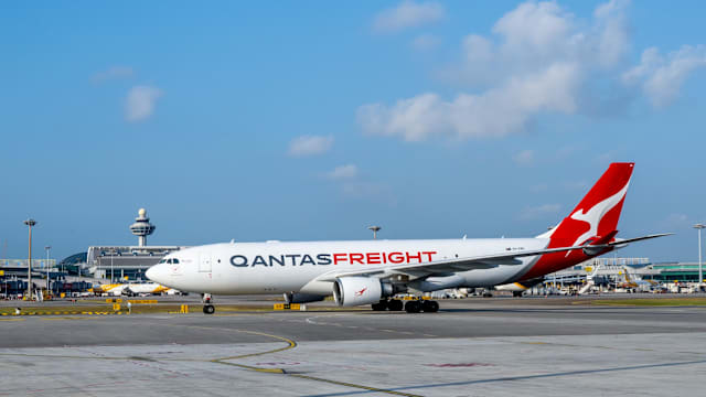 澳洲航空货运首次推出新加坡航线 加强樟宜机场货运网络 