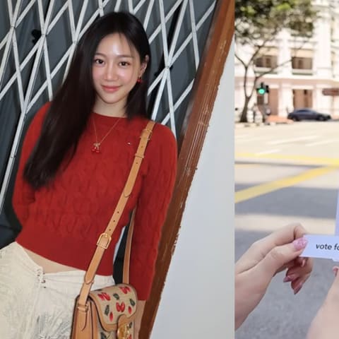 刘怡伶粉丝独家路边贴海报,组屋区掀起《红星大奖2025》“10大”拉票风潮