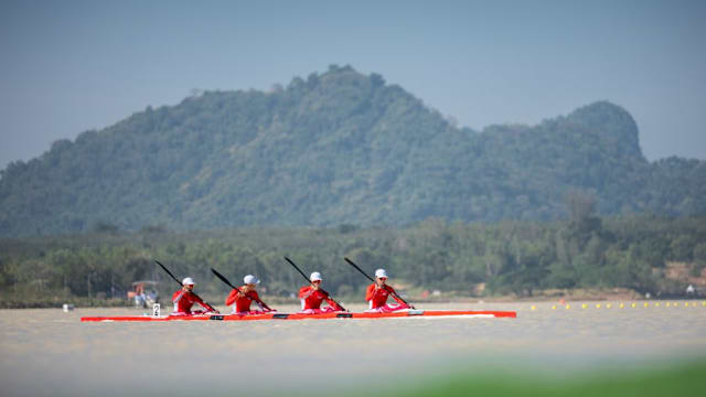 男女四人皮艇决赛 我国皮艇好手排名第二